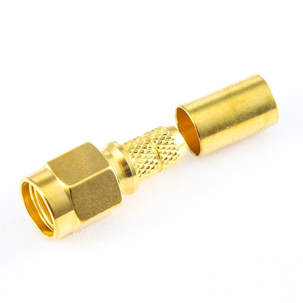 RF Coaxial connector Standard SMA Plug Straight Crimp for Cable RG223