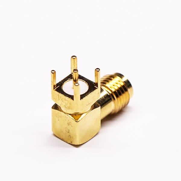 RF Coaxial connector Standard SMA Jack Right Angle Solder Type for PCB mount