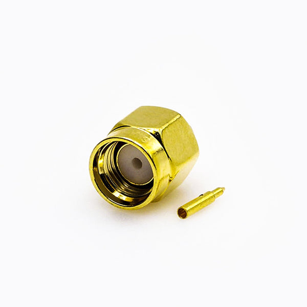 RF Coaxial connector Standard SMA Plug Straight Solder Type for  Cable