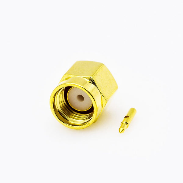 RF Coaxial connector Standard SMA Plug Straight Solder Type for  Cable