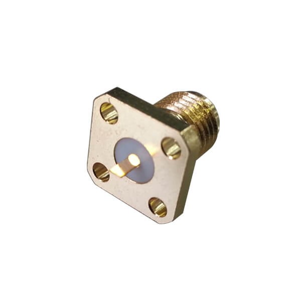 RF Coaxial connector Standard SMA Jack Straight Solder Type for PCB mount