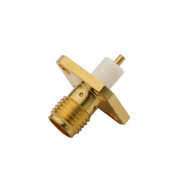 RF Coaxial connector Standard SMA Jack Straight Solder Type for PCB mount