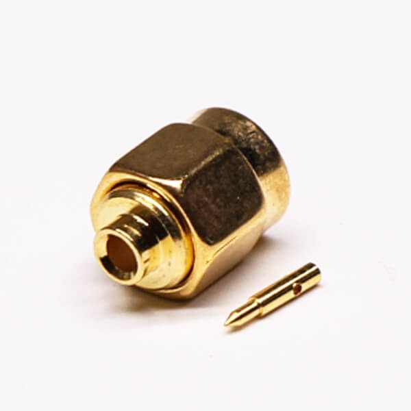 RF Coaxial connector Standard SMA Plug Straight Solder Type for  Cable