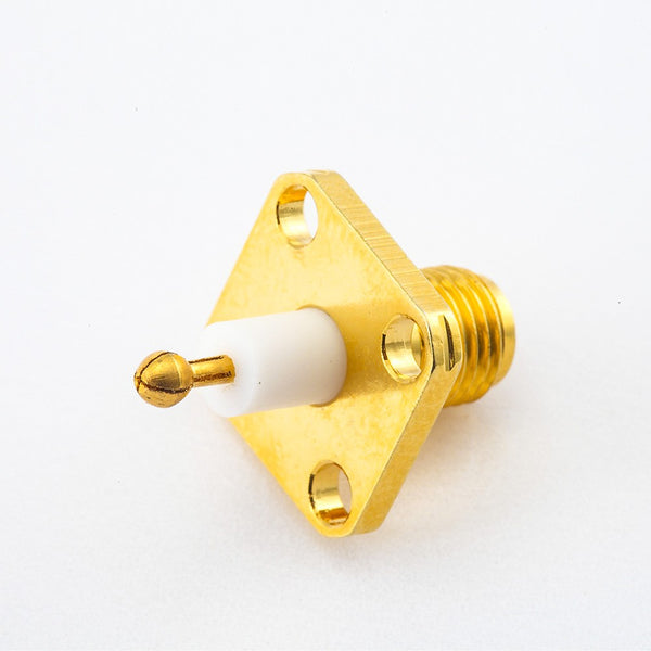 HF-Koaxialstecker Standard-SMA-Buchse, gerade Lötausführung für Leiterplattenmontage
