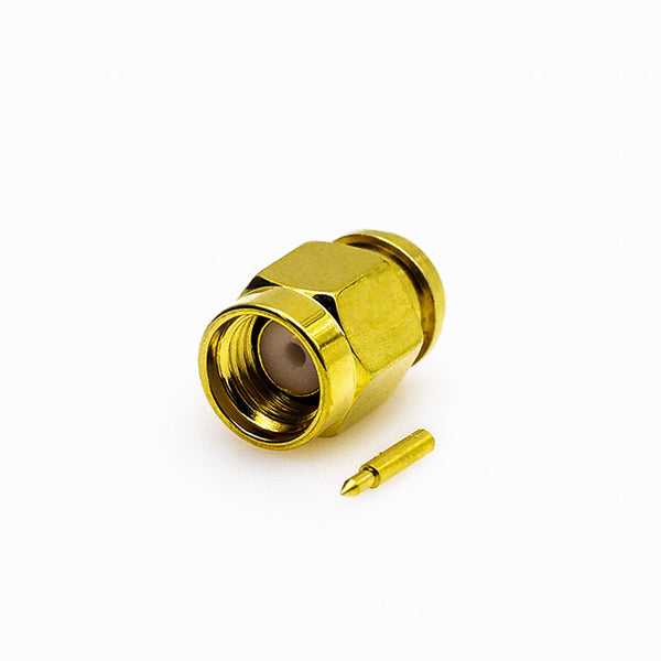 RF Coaxial connector Standard SMA Plug Straight Solder Type for  Cable