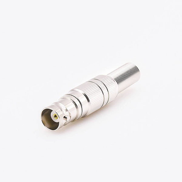 Solder BNC Connector Female Straight With Spring for SYV-50-5-1 Cable