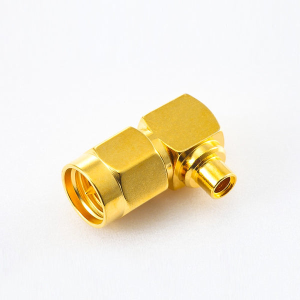 HF-Koaxialstecker Standard-SMA-Stecker, rechtwinklig, Löttyp für Kabel