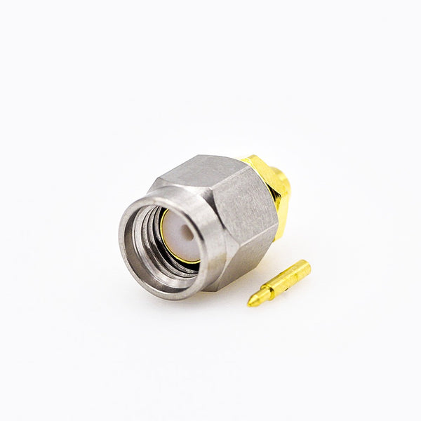 RF Coaxial connector Standard SMA Plug Straight Solder Type for  Cable