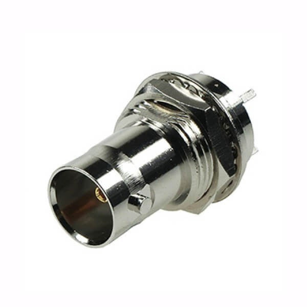 Straight HD BNC Female Connector Through Hole