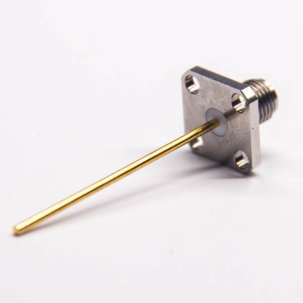 RF Coaxial connector Standard SMA Plug Straight Solder Type for PCB mount