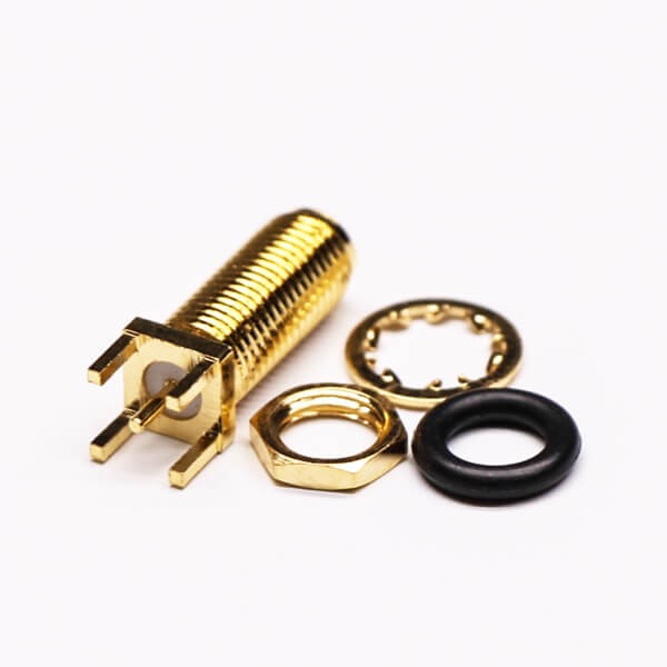 RF Coaxial connector Standard SMA Jack Straight Solder Type for PCB mount